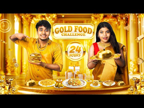 24h gold 💛food 🥧challenge ||  It’s Deep Gungun