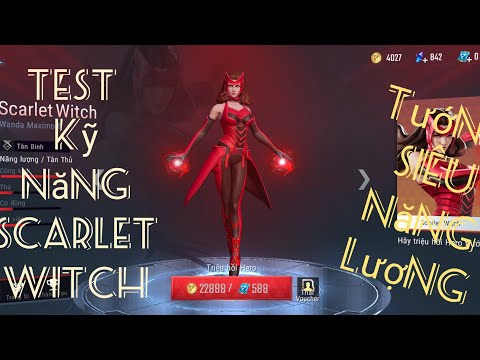 [Marval super war] Test kỹ năng Scarlet Witch |Hồng Tây MSW