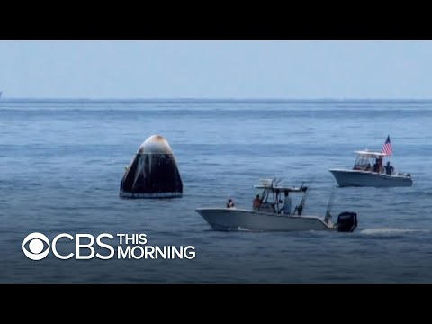 NASA astronauts splash down to Earth after historic mission