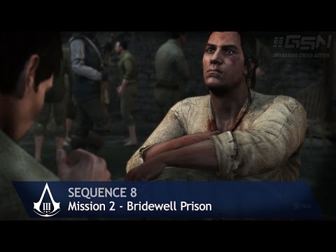 Assassin's Creed 3 - Sequence 8 - Mission 2 - Bridewell Prison (100% Sync)
