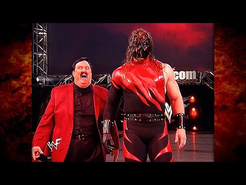 Kane w/ Paul Bearer Returns & Clears The Ring! 2/7/00