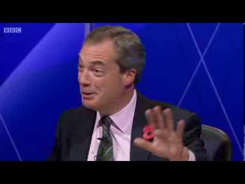 Benjamin Zephaniah on BBCQT - Nigel Farage 'Go On Who Do You Think You Are' 07/11/2013