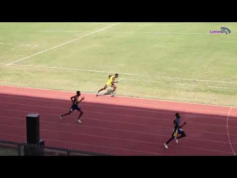 Boys 400m hurdles heat 1. 55.08sec. Zone 3. Ashanti region interco 2026.