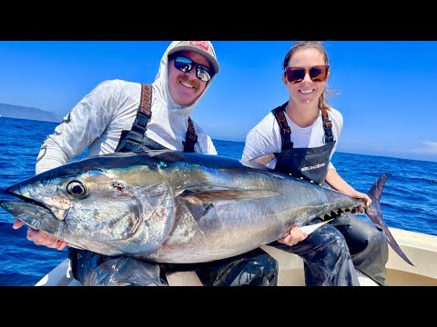 Our Best Bluefin Tuna Trip Ever! (Southern California BIG Tuna Catch, Clean and Cook)