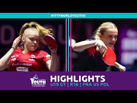 France vs Poland | U19 GT - R16 | | #ITTFWorldYouths 2025