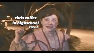 chris colfer as a teenage theatre kid video