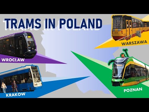 Trams in Poland Compilation
