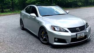 Lexus ISF IS-F with Borla catback and muffler delete