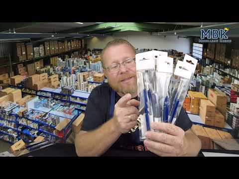 MBK packt aus #1243 - MBK Pinselreihe Spitz 10/0- 2 & Flach 0-12 (Modellbau-König)