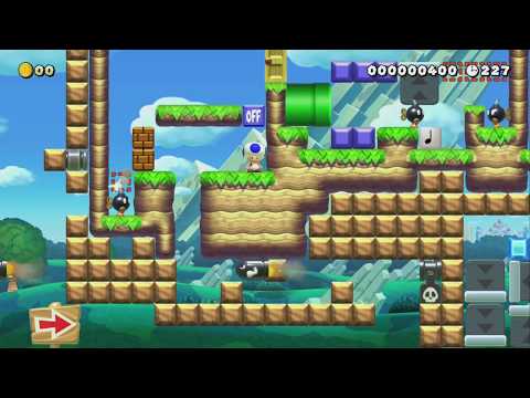 on and off bombs by Pily119 ~ World Record! - Super Mario Maker 2 - No Commentary 1bu