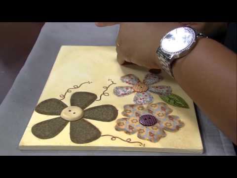 Mulher.com 01/04/2016 - Decoração de peça em mdf com termocolante - Adriana Alves 2/2