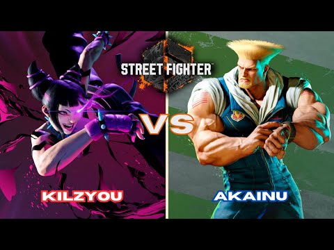 Kilzyou (Juri) vs Akainu (Guile) Ranked Match Set. (Street Fighter 6 Open Beta)