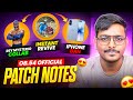OB 54 OFFICIAL PATCH NOTES INSTANT REVIEW FEATURE IPHONE BAN OB54 UPDATE REVIEW FREE FIRE