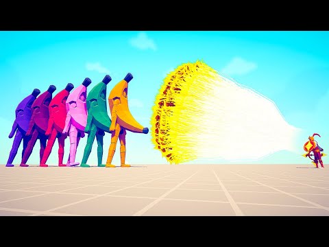 BANANA GIANTS vs EVERY GOD - Totally Accurate Battle Simulator TABS