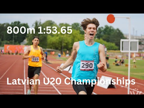 Latvian U20 Championships 800m (1:53.65) 17.06.2023