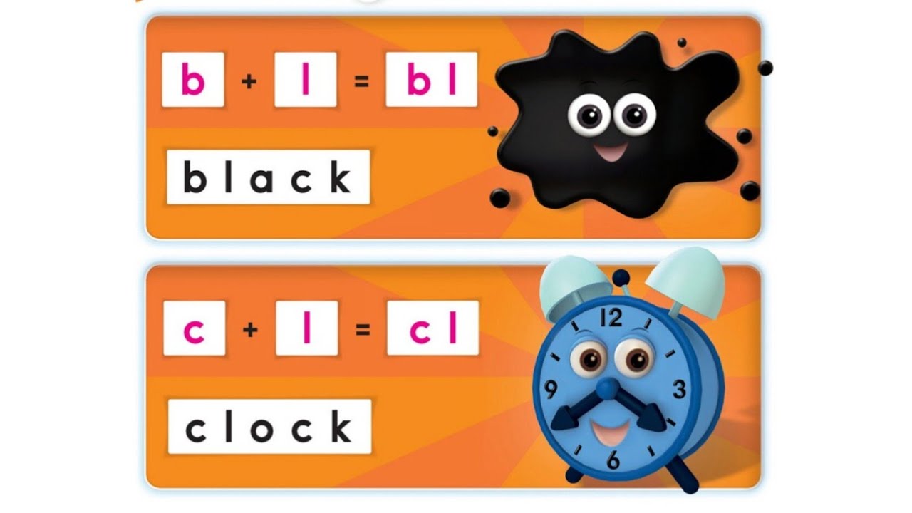 Oxford Phonics World student book level 4 - Consonant blends - disc 1 - unit 1 - bl cl - black clock