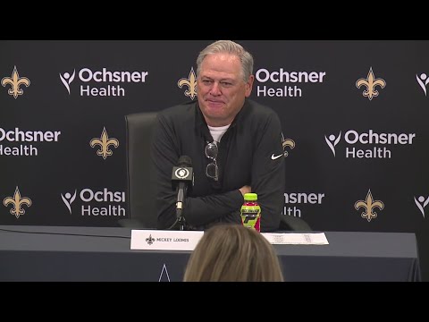 Saints general manager Mickey Loomis discusses NFL draft with media Tuesday