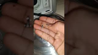 LG front load washing machine out let filter cleaning
