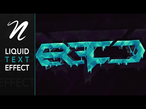 Liquid Text Effect Tutorial Photoshop CC by Qehzy