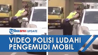 Viral Video Oknum Polisi Ludahi Pengendara Mobil, Awalnya Cegat Pengguna Jalan dan Tarik Pungli