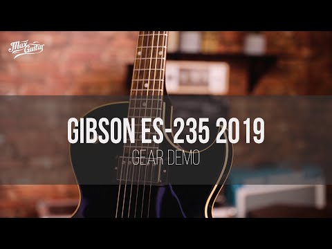 Пример звучания полуакустической гитары Gibson ES-235 Gloss 2019
