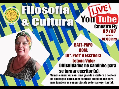3º FILOSOFIA E CULTURA - ENTREVISTA COM A ESCRITORA, PROFª DRª LITÍCIA VIDOR