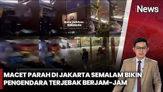 Jakarta Lumpuh! Jalan Panjang Kebon Jeruk Macet Total Akibat Banjir | iNews Malam (31/10)