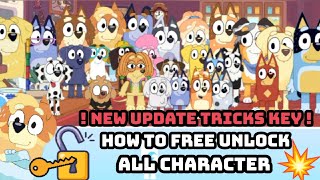 Bluey The Videogame New Update Tricks Key How To Free Unlock All Character Bluey Lets Play
