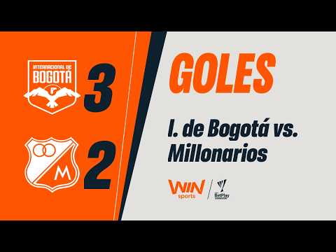 Internacional de Bogotá vs. Millonarios (goals) | Liga BetPlay Dimayor 2026-1 | Matchday 8