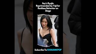 Download lagu Itzy's Ryujin Reprimanded by Yeji for Reckless Behavior on Stage mp3