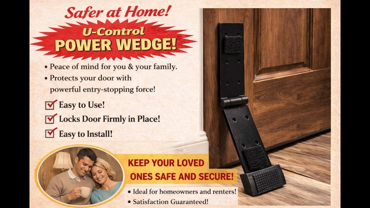 Safer at Home Starts at the Door | Feel the Difference with U-Control Power Wedge™