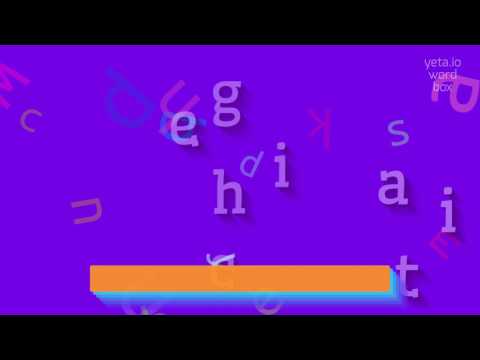 CHIGETAI - HOW TO SAY CHIGETAI? #chigetai