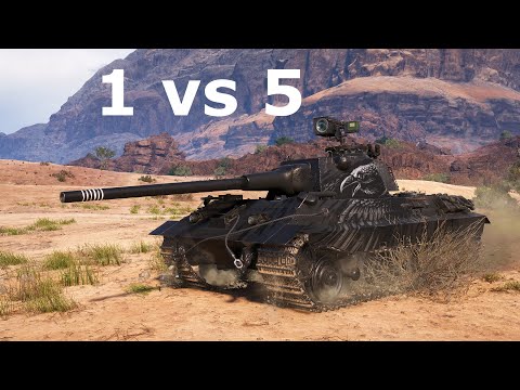 World of Tanks E 50 Ausf. M - 11 Kills | 1 vs 5