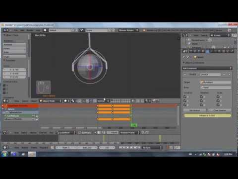 Blender 2.6 Tutorial 25 - Picking Up an Object (Animating Parent/Child)