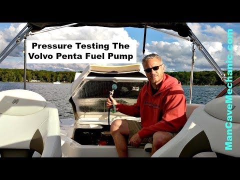 Pressure Testing The Volvo Penta Fuel Pump