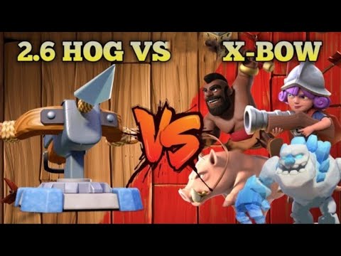 2.6 Hog rider vs 3.3 X-bow | Midladder (5900+🏆)