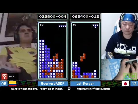 Masters Blue Bracket: Guerrero, Koryan, Eric – Classic Tetris Monthly August 2021