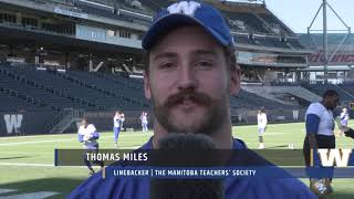 Blue Bombers' Thomas Miles' story