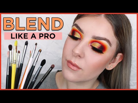 How To Blend Your Eyeshadow Like A Pro! | Eyeshadow Blending Tips and Tricks For Beginners