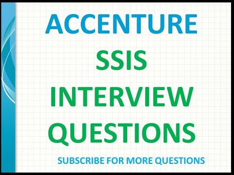 Accenture ssis interview questions