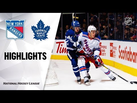 NHL Highlights | Rangers @ Maple Leafs 12/28/19