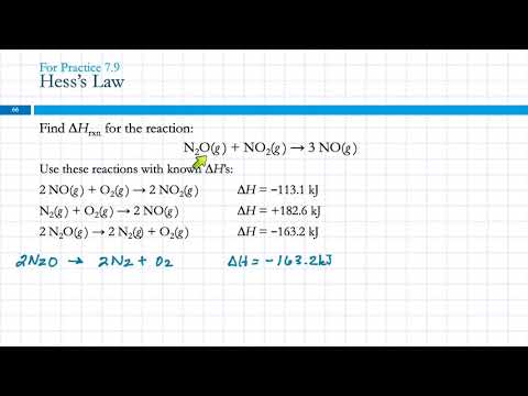 7.8 Relationships Involving ∆Hrxn