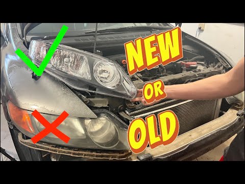 How to replace Honda Civic headlight assemblies