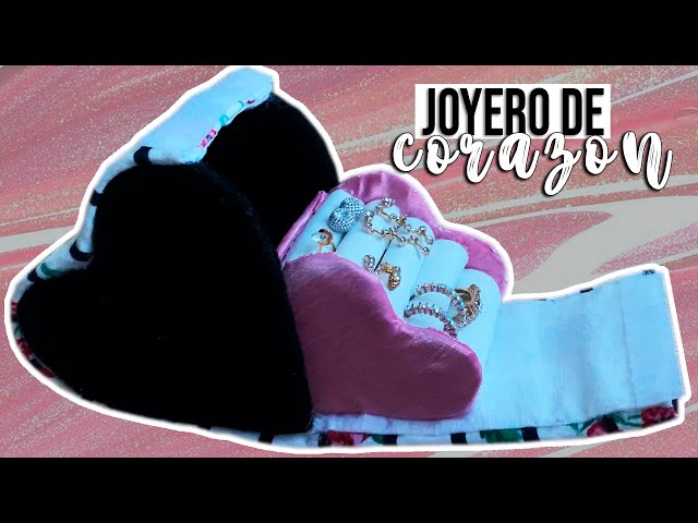 Vídeo relacionado con SumnaCon Joyero de metal con forma de corazón para anillos, collares, pendientes y recuerdos