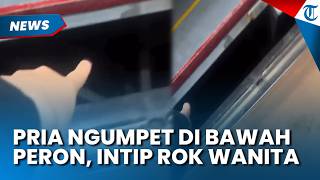 Viral Pria Intip Rok Penumpang KRL dari Bawah Peron Stasiun Kebayoran, KCI Beri Penjelasan
