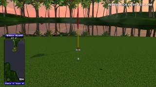 preview picture of video 'Golden Tee Great Shot on Coral Vista!'