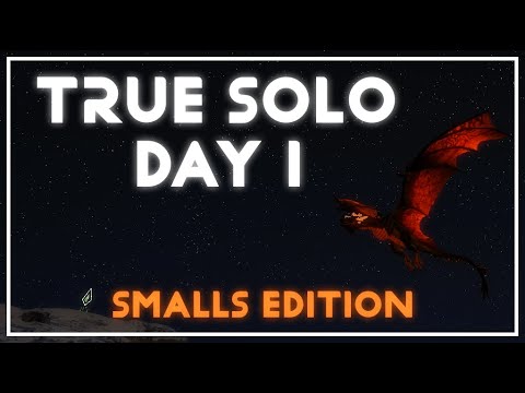 True Solo | Day 1 | Solo Progression From the Beginning on Official Small Tribes! |
