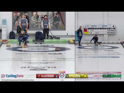 Niklas Edin vs. Aaron Sluchinski - QUARTERS - IG Wealth Management Western Showdown