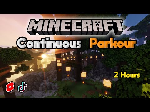 2 Hours of Relaxing Minecraft Parkour (Scenic, Ambient, Download)