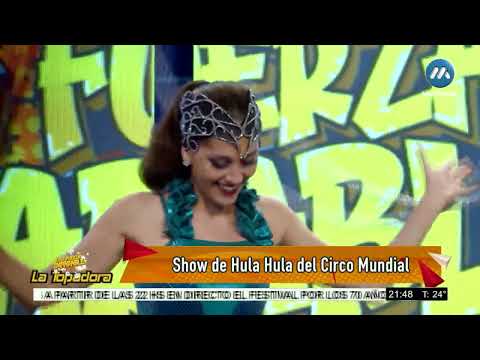 Show de Hula Hula del Circo Mundial en "La Topadora" 2023 Canal 9 Multivisión Federal